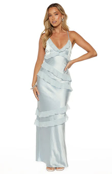Inara Ruffle Prom Dress | Blue