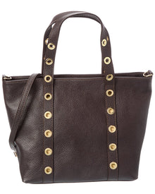 Isabella Rossetti | Womens | Stella27 Leather Studded Tote | Brown