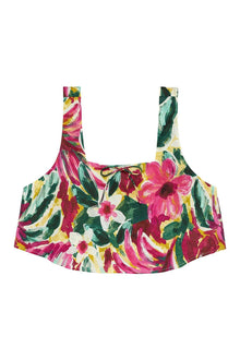 Square Neck Crop Top | Isla Floral
