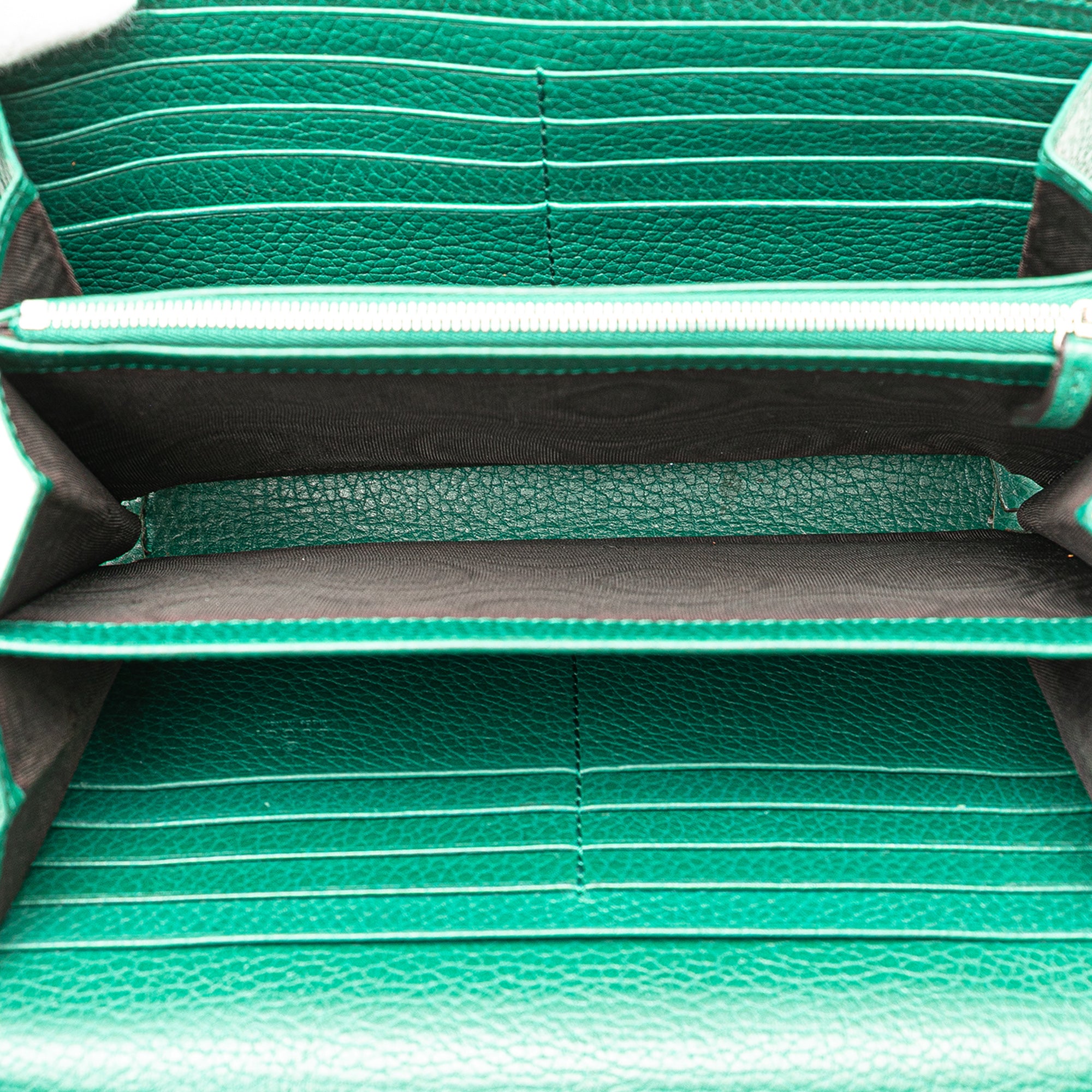 Gucci | Pre-Owned Mini Leather Dionysus Wallet on Chain | Green