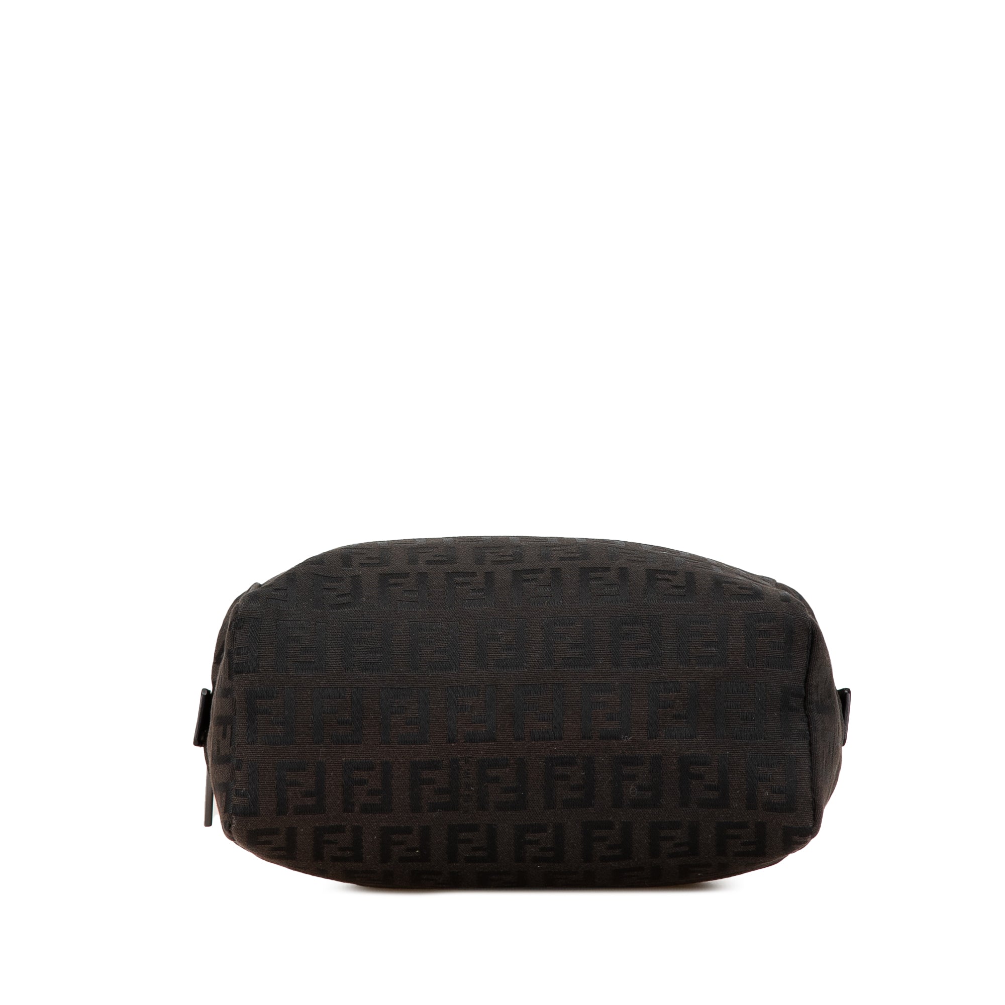 Fendi | Pre-Owned Mini Zucchino Canvas Handbag | Black