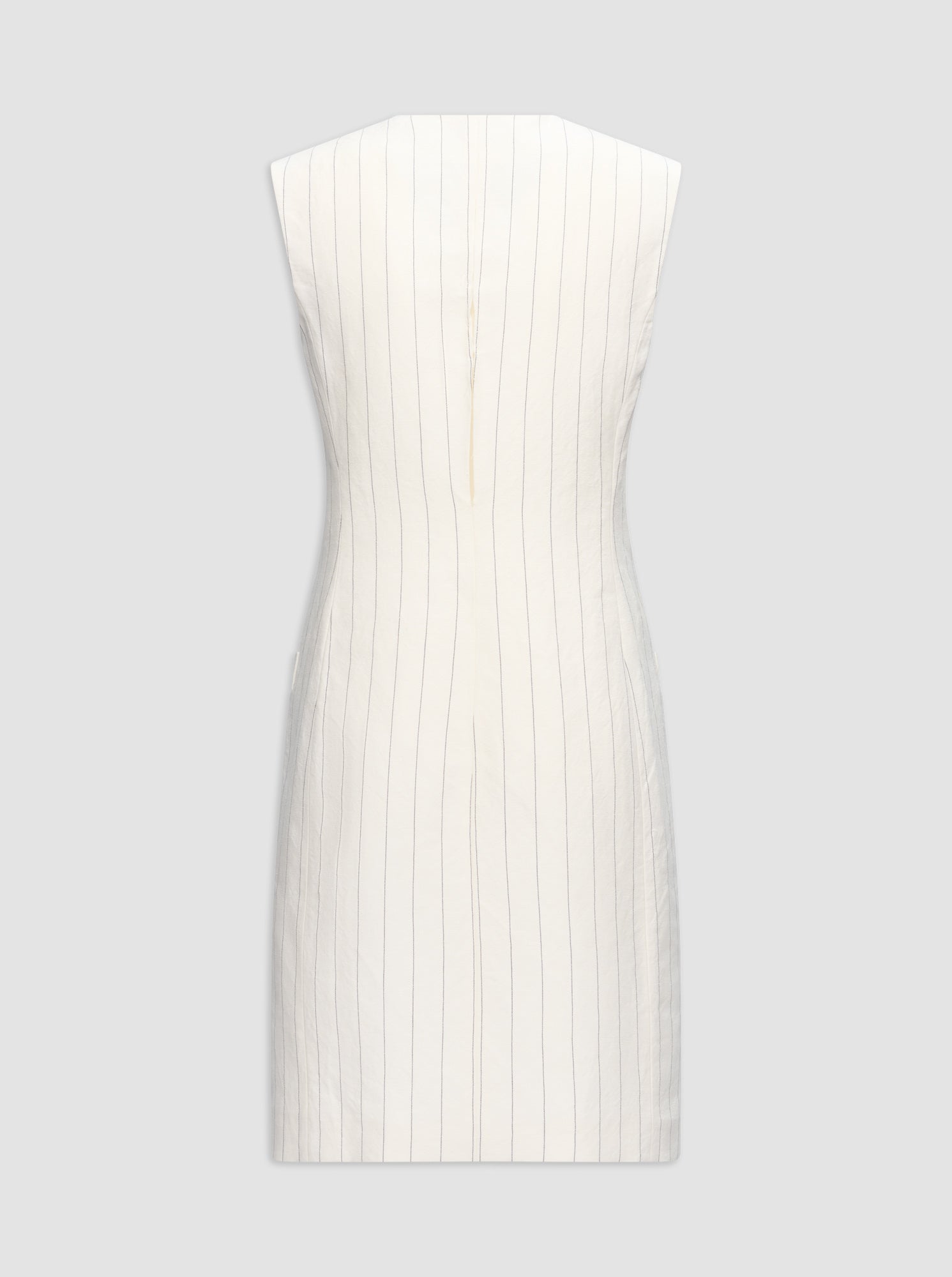 Jamily Vest Dress | Ivory/Black