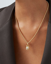 Glass Pearls | Daphne Necklace | Gold Tone Dipped Brass