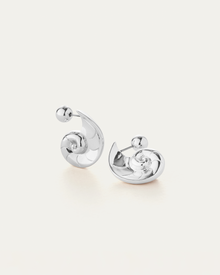 Dylan Earrings | Silver Dipped Brass