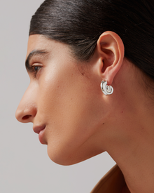 Dylan Earrings | Silver Dipped Brass