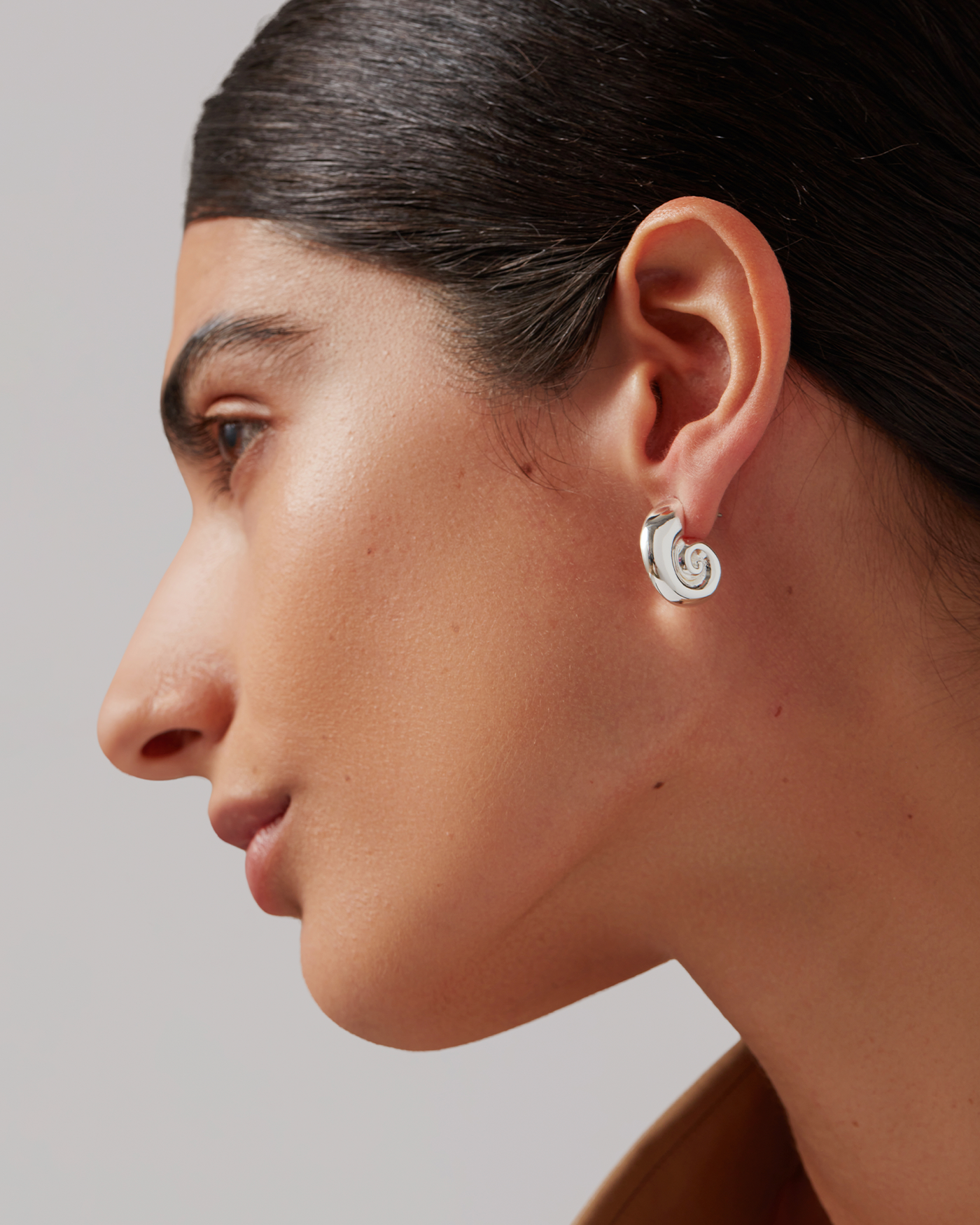 Dylan Earrings | Silver Dipped Brass