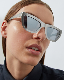 The Cateye | Silver | Silver Lenses