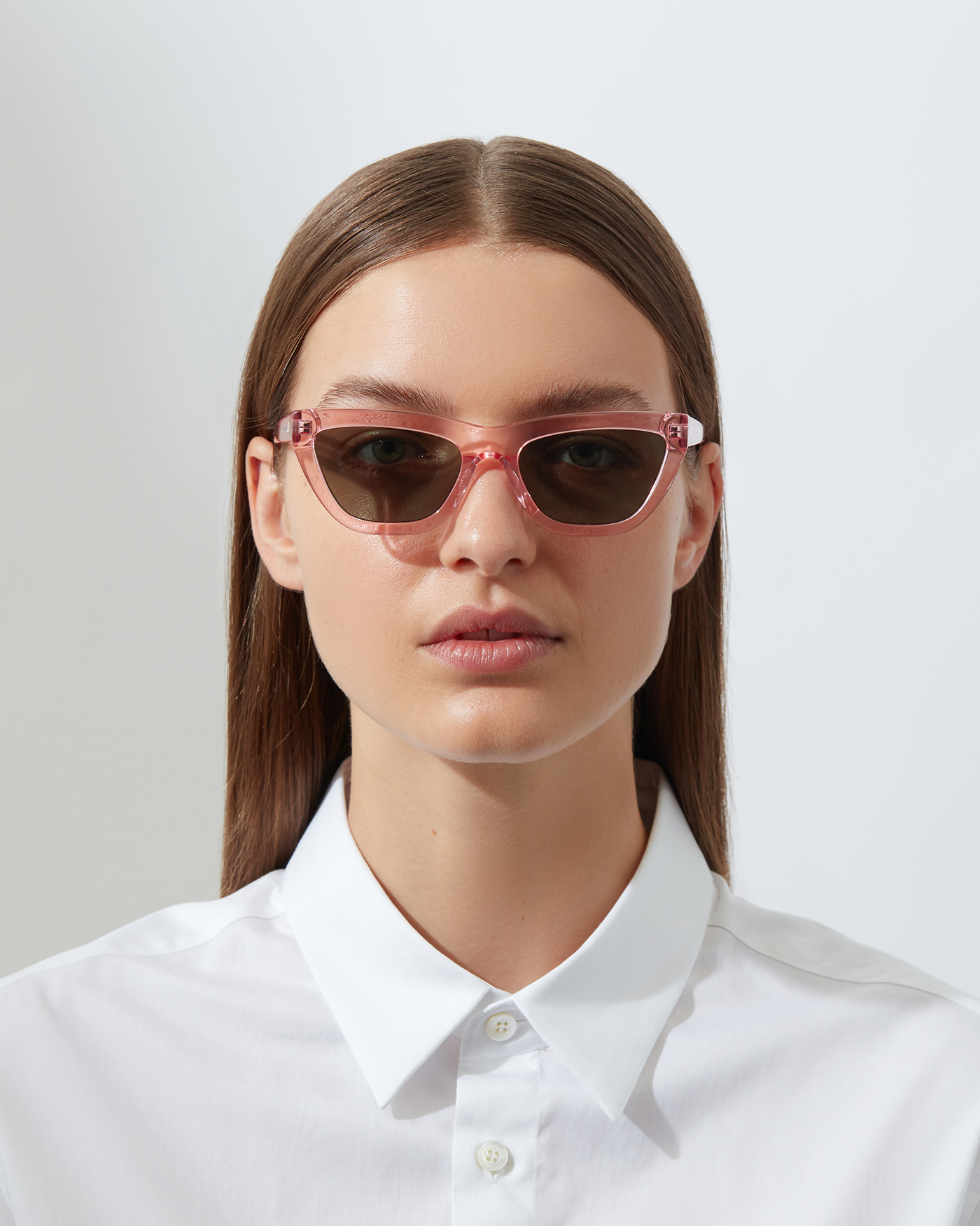 The Cateye | Pink | Grey Lenses