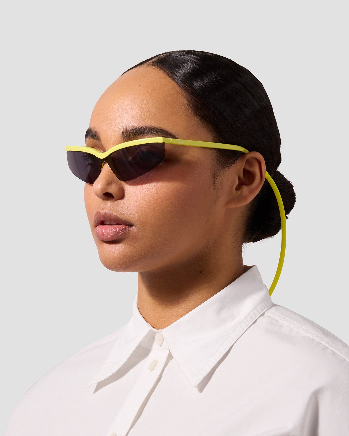 The Visor | Lemon | Grey Lenses