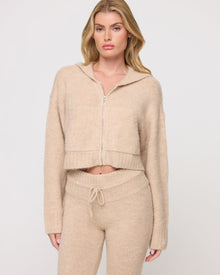 Jet Set Hoodie | Heather Oatmeal