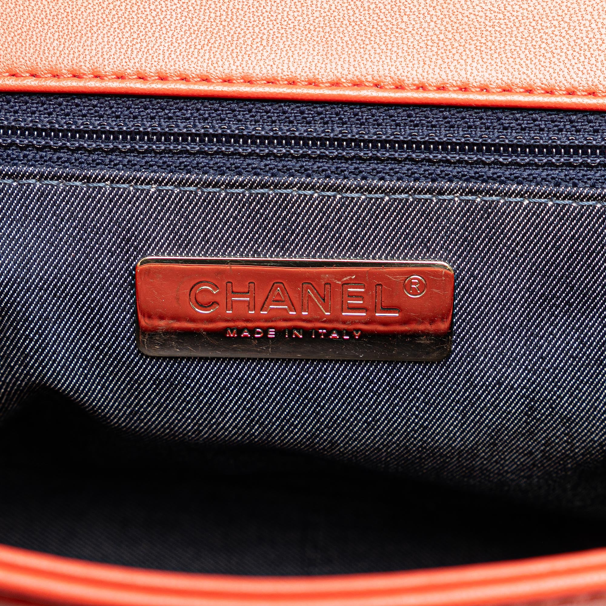 Chanel | Pre-Owned Lambskin CC Mania Flap | Red