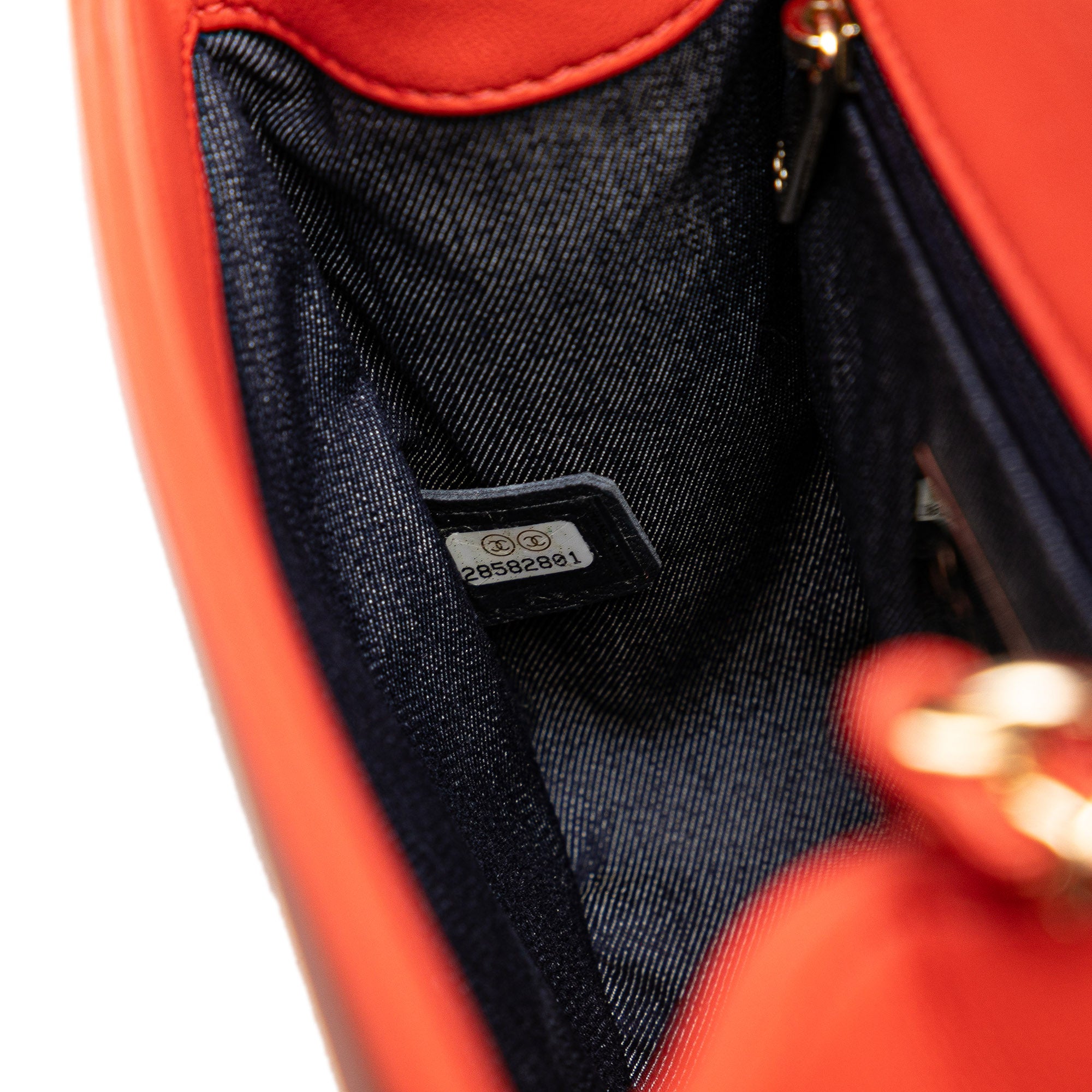 Chanel | Pre-Owned Lambskin CC Mania Flap | Red