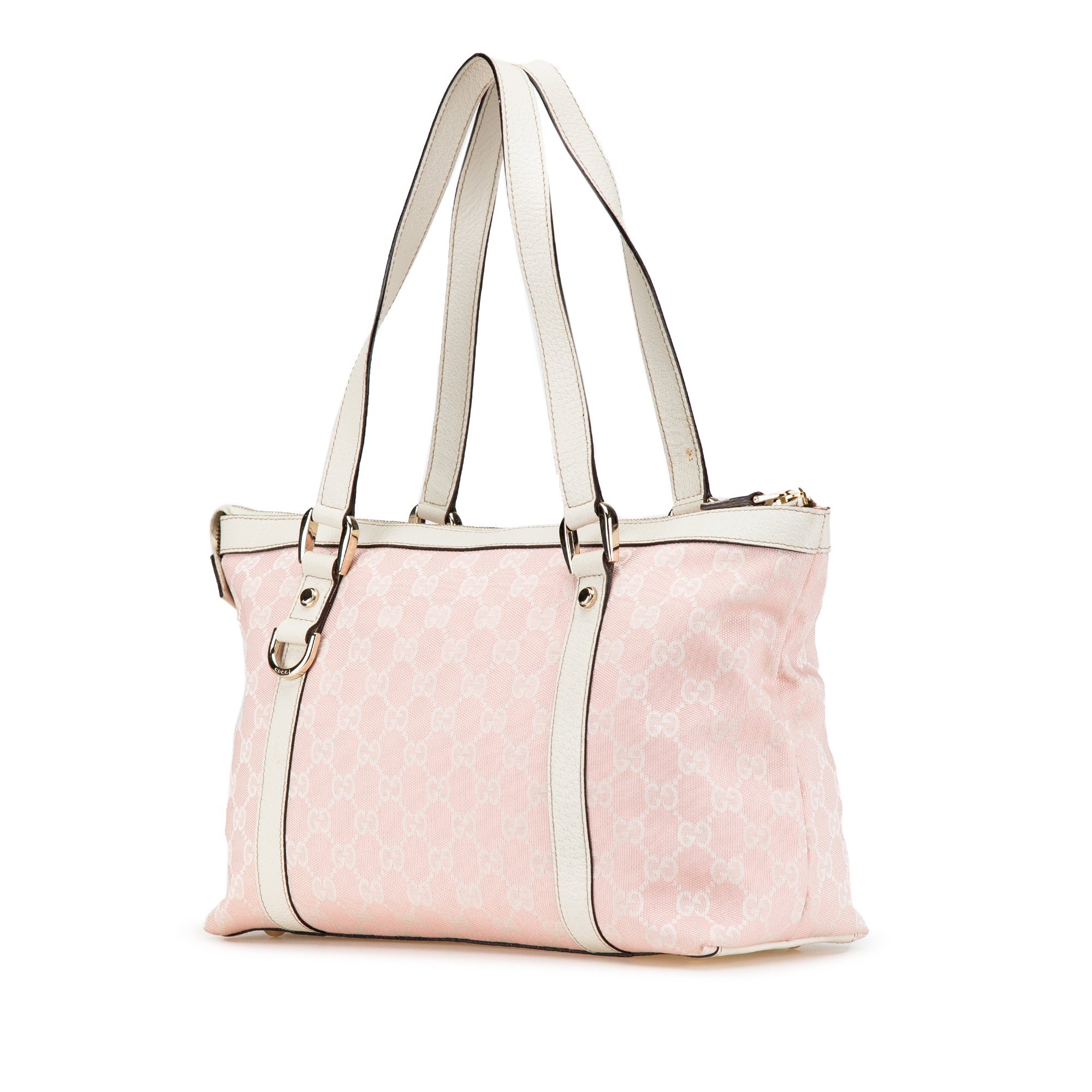 Gucci | Pre-Owned GG Canvas Abbey D Ring Tote | Pink