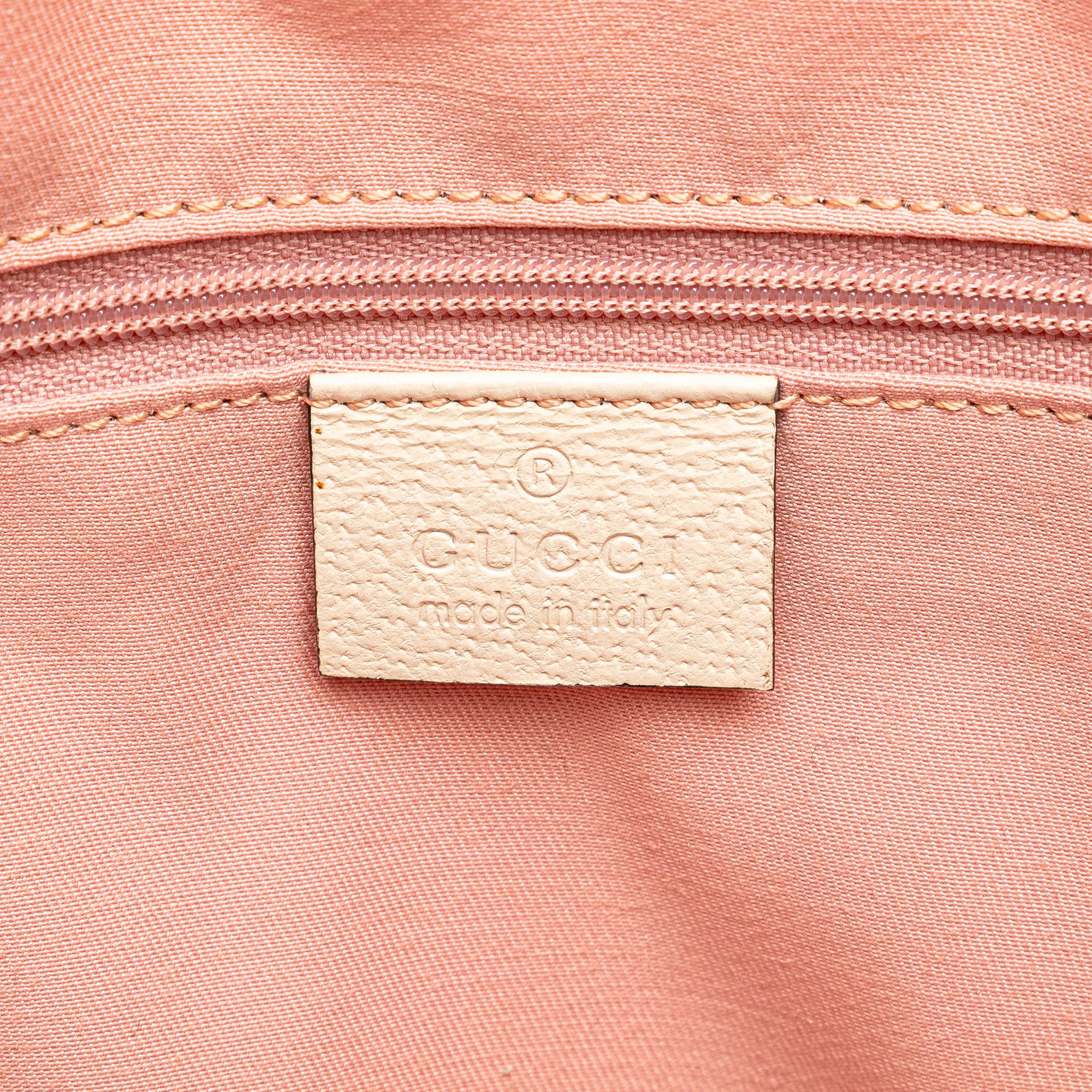 Gucci | Pre-Owned GG Canvas Abbey D Ring Tote | Pink