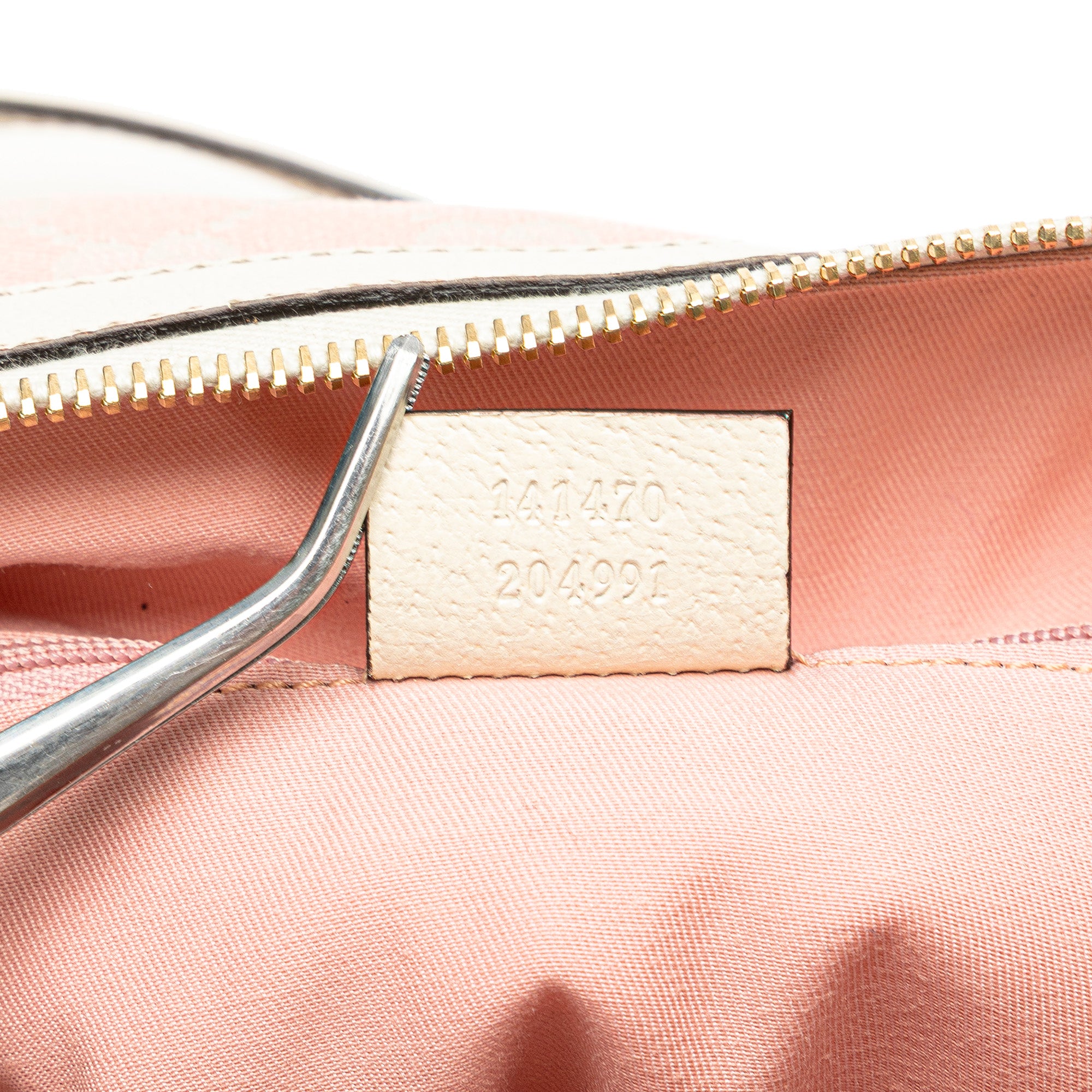 Gucci | Pre-Owned GG Canvas Abbey D Ring Tote | Pink