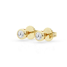 1.00 CT Round Lab-Grown Diamond | Stud Earrings | 18K Yellow Gold | G Color | SI Clarity