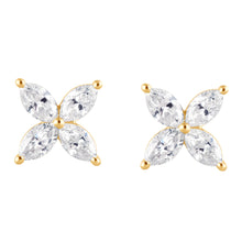 0.65 CT Marquise Natural Diamond | Stud Earrings | 14K Yellow Gold | J-K Color | VS Clarity