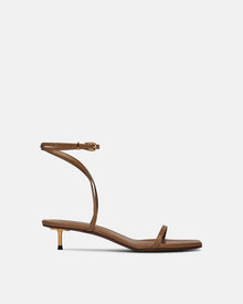 Womens | Jol Leather Sandals | Nut Brown