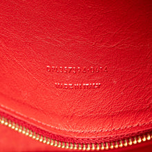 Saint Laurent | Pre-Owned Medium Leather Monogram Cabas Satchel | Red