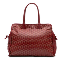 Goyard | Pre-Owned Goyardine Sac Hardy Pet Carrier PM | Red