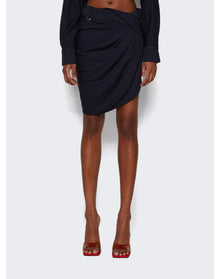 Jacquemus | Women | La Mini Jupe Saudade Skirt | Dark Navy