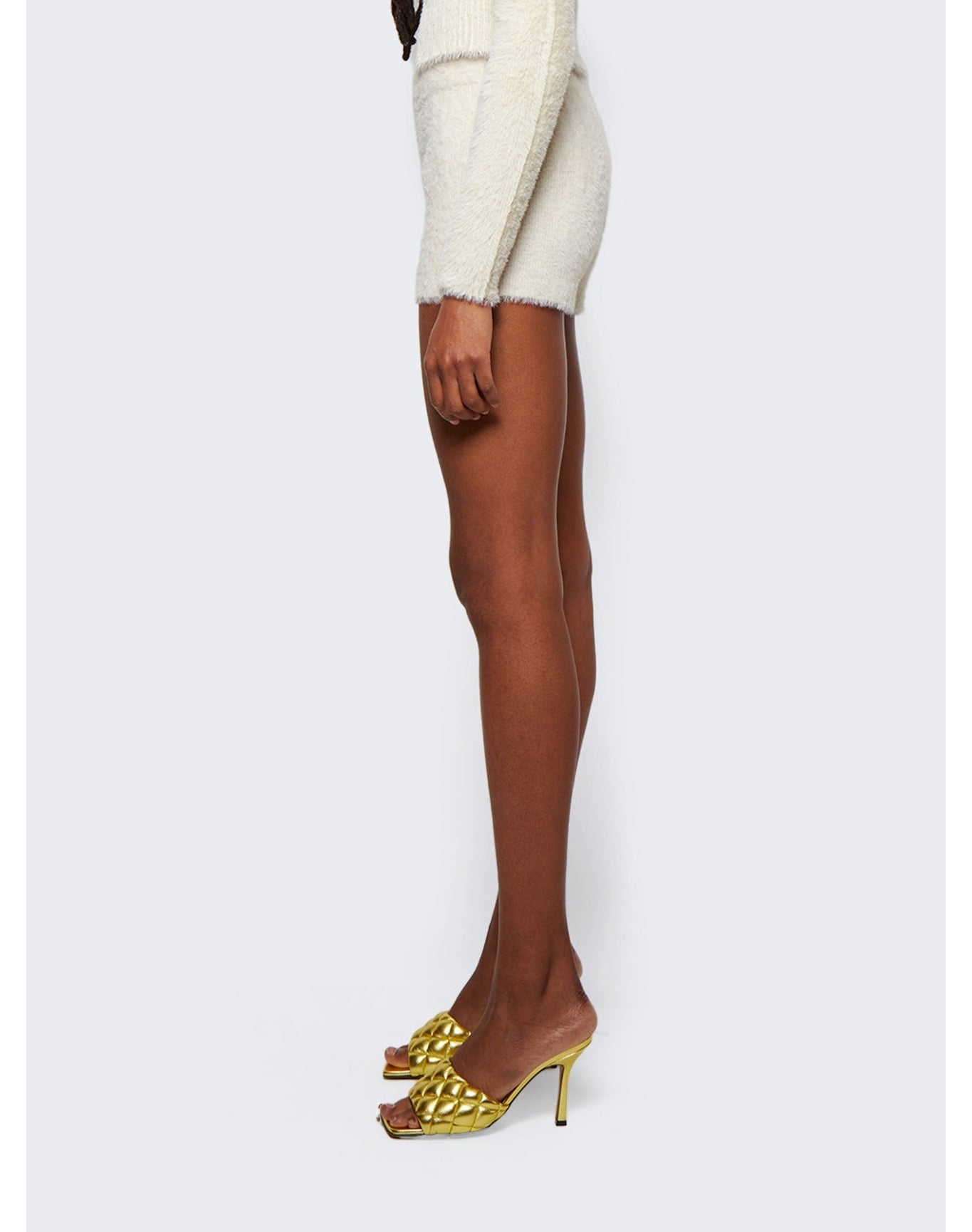 Jacquemus | Women | Le Short Neve Fluffy Bike Shorts | White