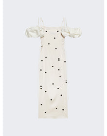 Jacquemus | Women | Robe Choucho Dress | Off White x Black Dots