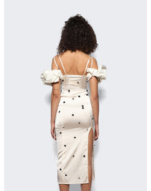 Jacquemus | Women | Robe Choucho Dress | Off White x Black Dots