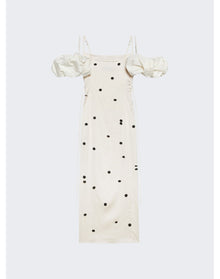 Jacquemus | Women | Robe Choucho Dress | Off White x Black Dots