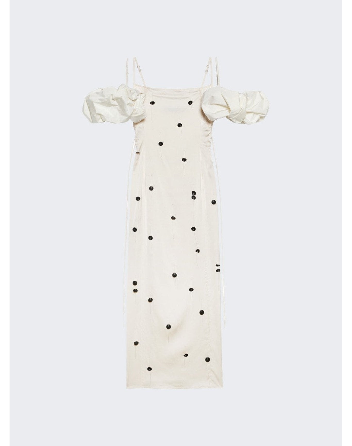 Jacquemus | Women | Robe Choucho Dress | Off White x Black Dots