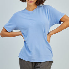 Modal French Terry Lounge Tee | Glacier