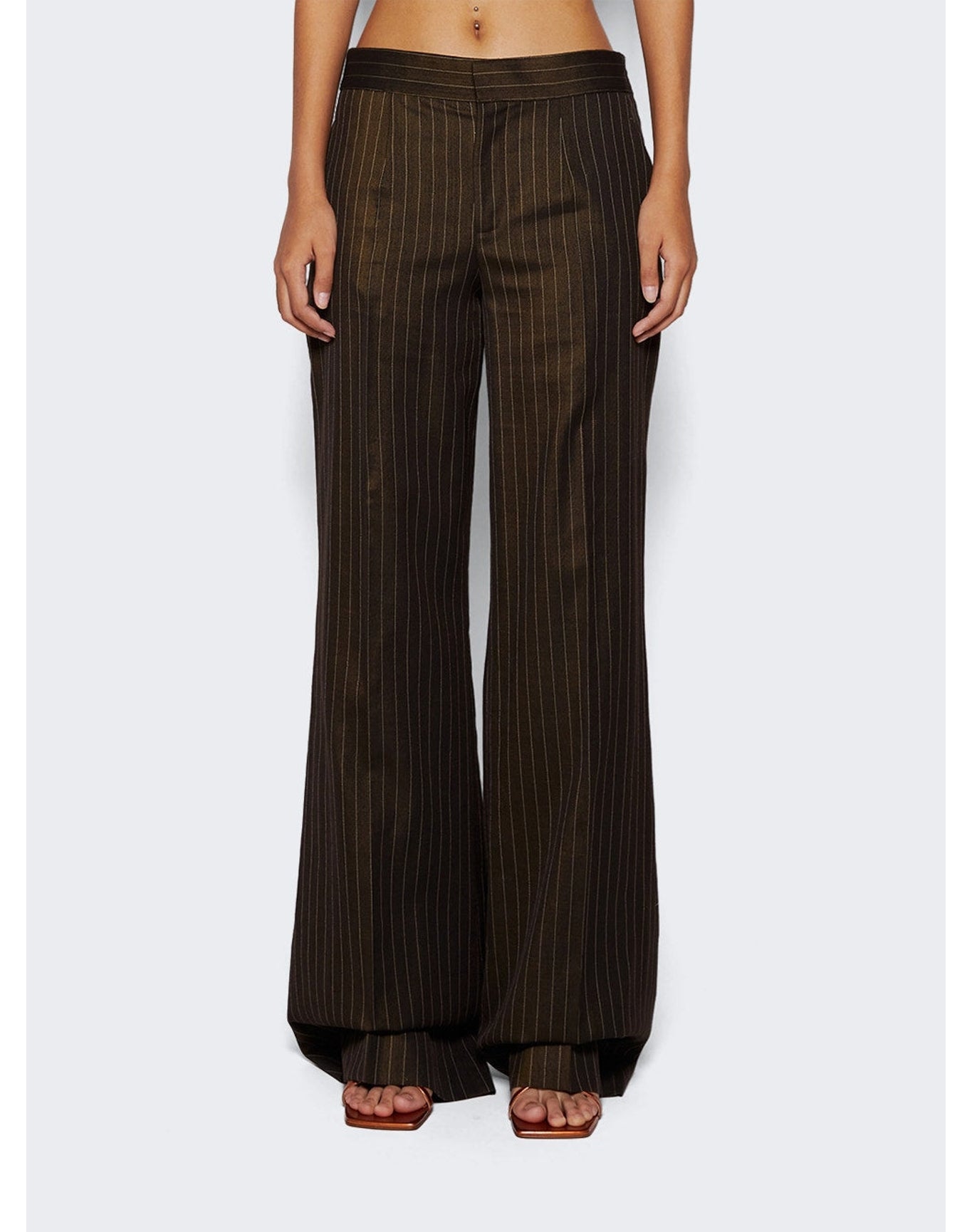 Jean Paul Gaultier | Women | Flare Trousers | Brown