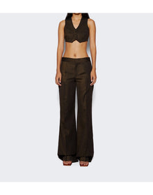 Jean Paul Gaultier | Women | Flare Trousers | Brown