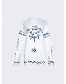 Jean Paul Gaultier | Women | Safe Sex Long Sleeve Top | White