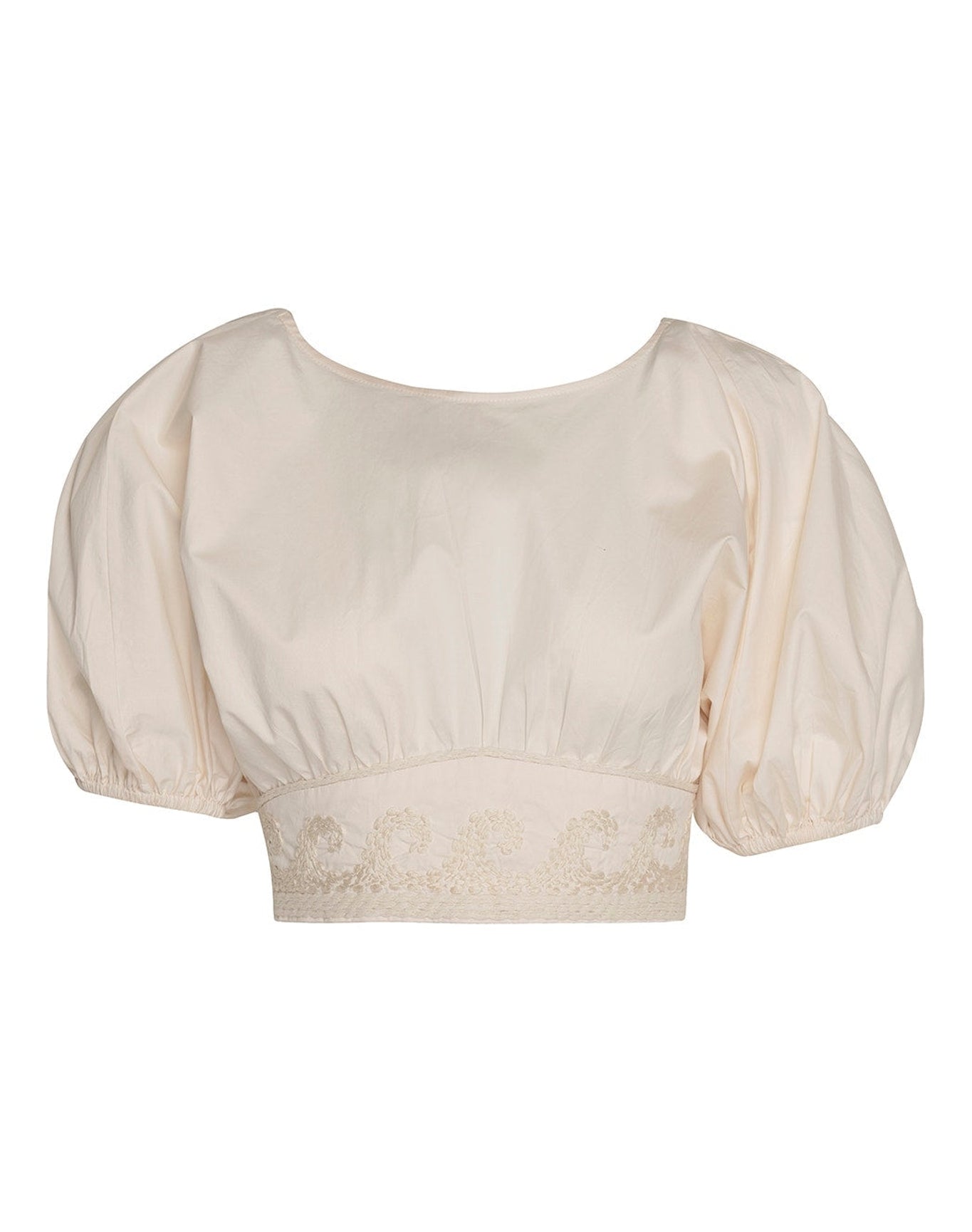 Johanna Ortiz | Women | Sweet Water Crop Top | Ecru