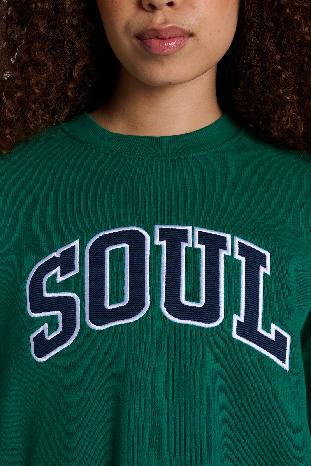 Soul by SoulCycle | Jordan Crew Neck | Evergreen