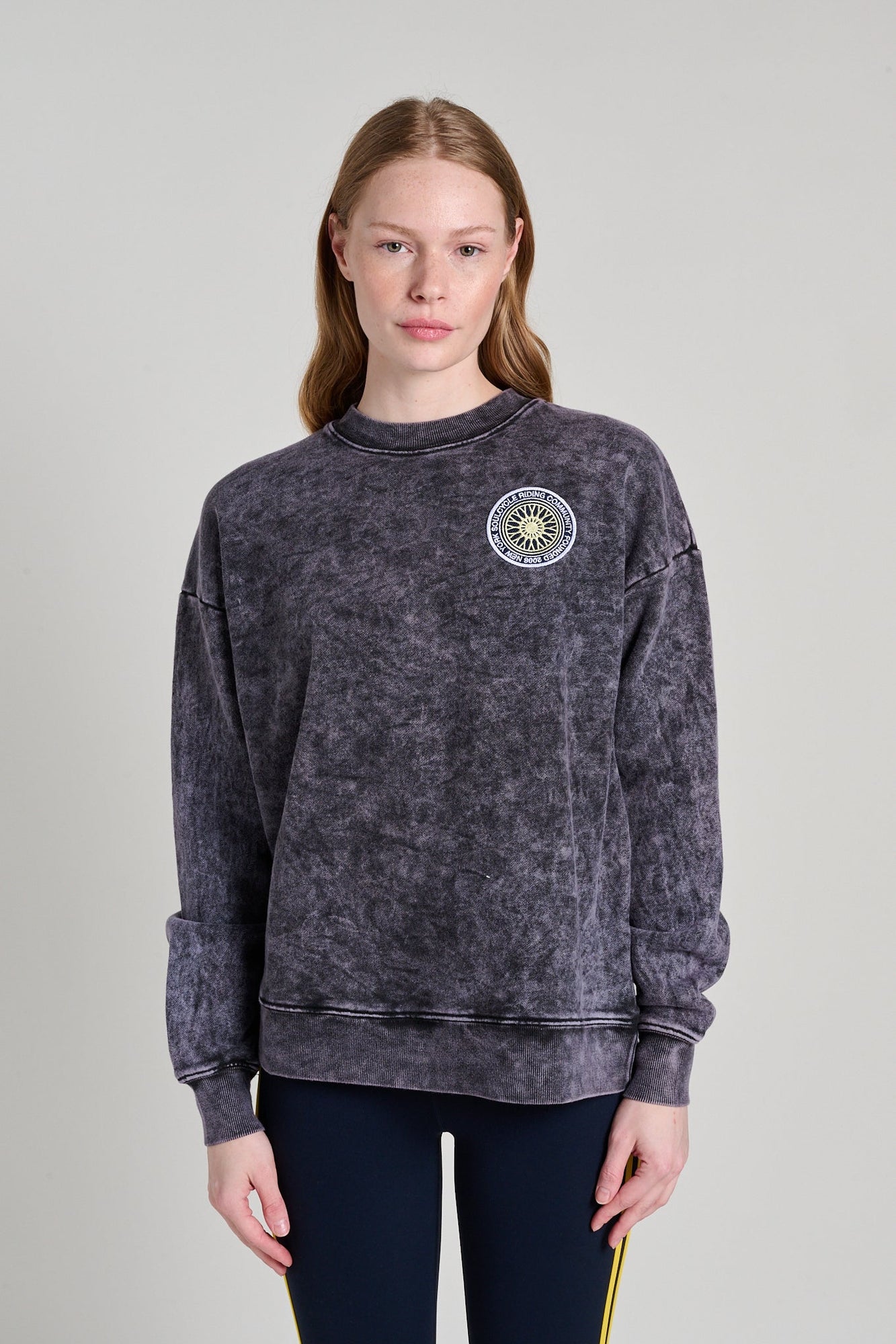 Soul by SoulCycle | Jordan Crew | Mineral Wash Navy
