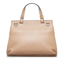 Gucci | Pre-Owned Small Leather Bamboo Daily Satchel | Brown/Beige