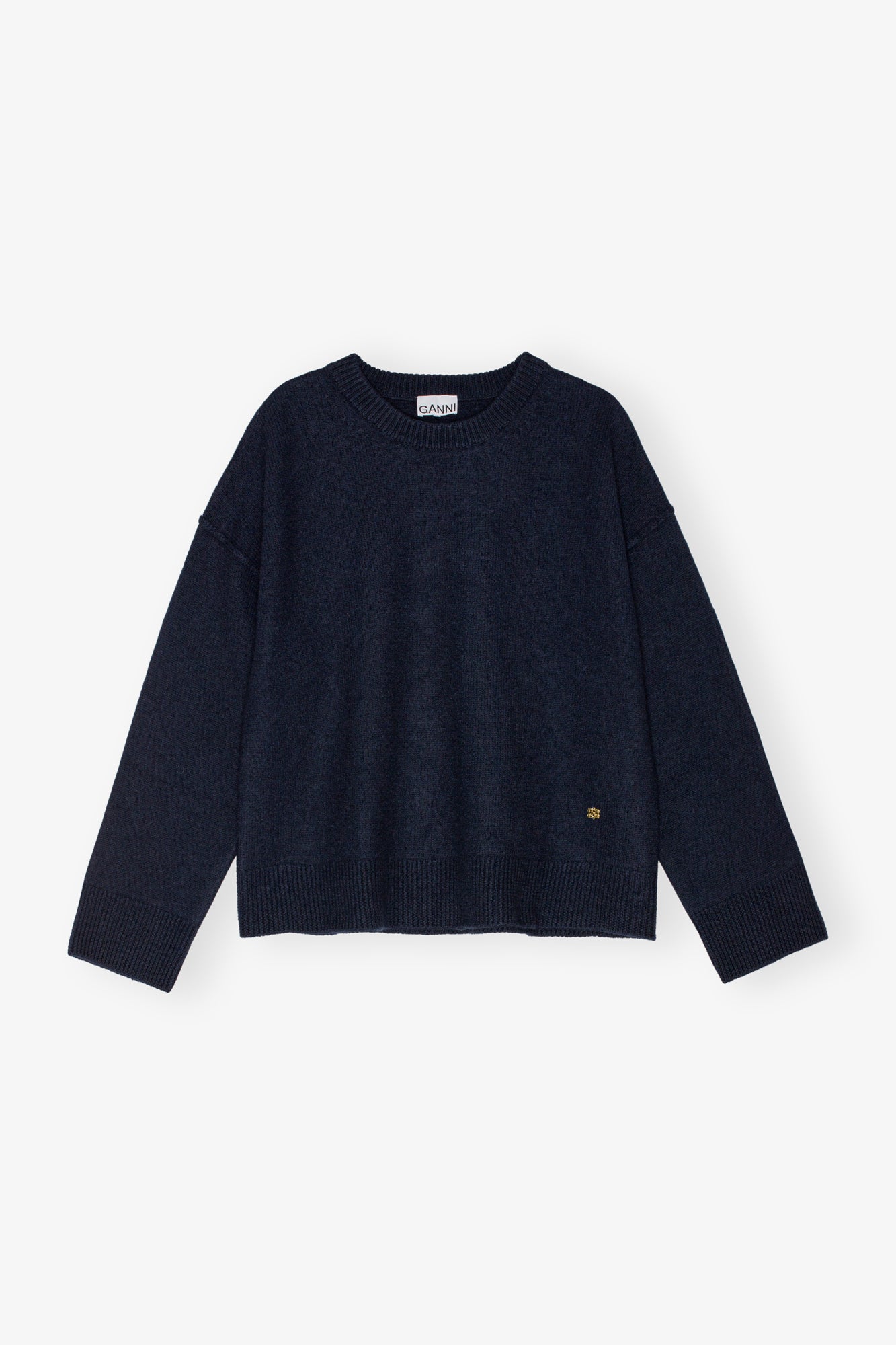 Boiled Wool O-Neck | Sky Captain