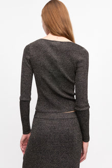 Light Sparkle Rib Blouse | Multicolour