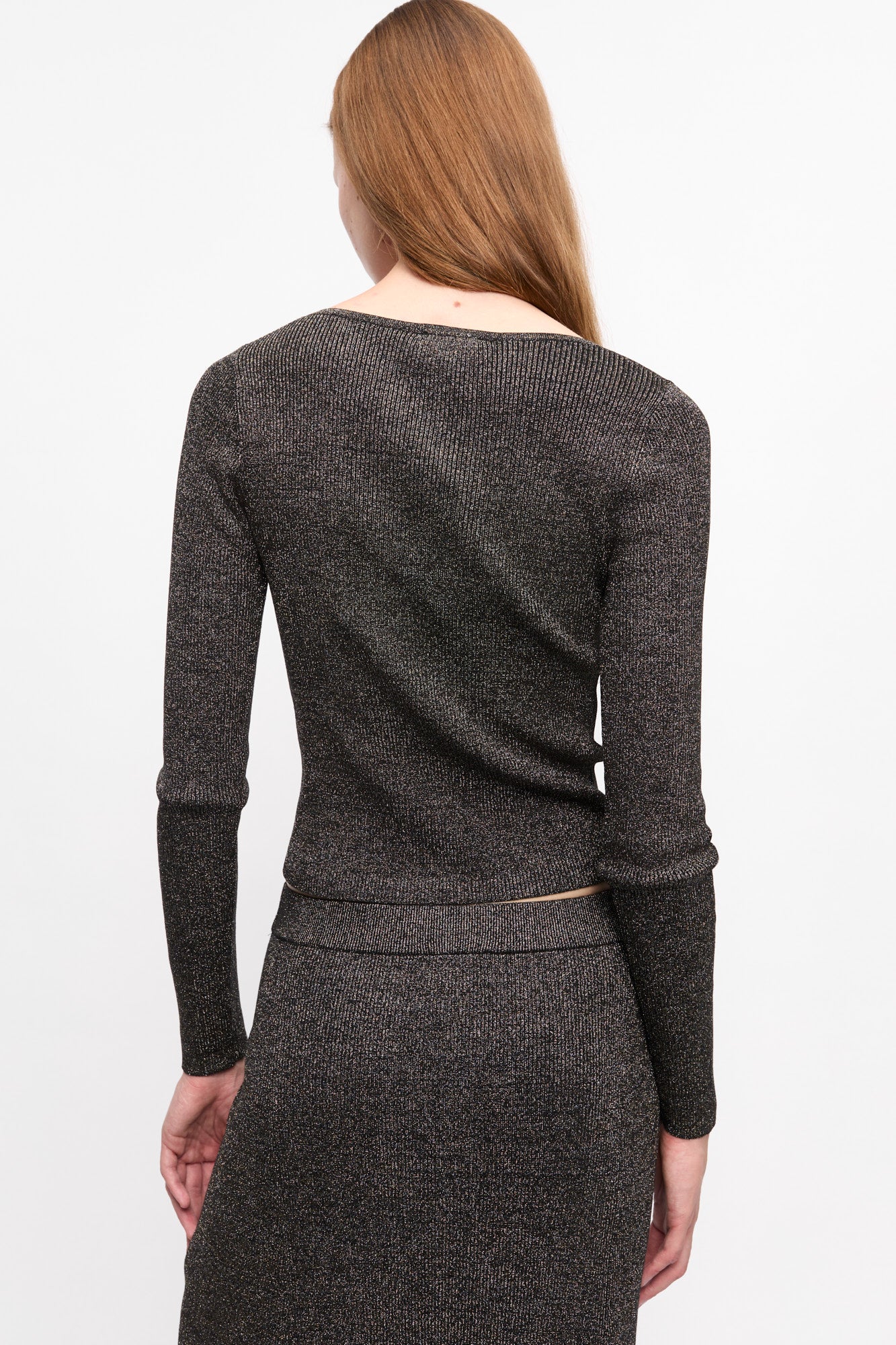 Light Sparkle Rib Blouse | Multicolour