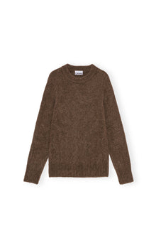 Brushed Alpaca O-Neck | Rain Drum