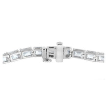 12.00 CT Emerald Natural Diamond | Tennis Bracelet - II | 14K White Gold | J-K Color | VS Clarity