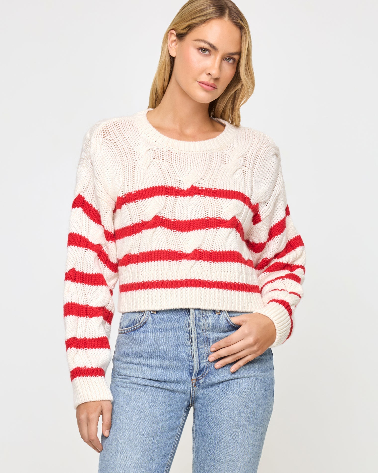 Kensley Pullover | Cream Flame