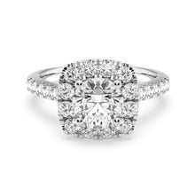 Womens | Solitaire Engagement Ring | 14K White Gold | 2.60 CTW Round Cut Lab Grown Diamond | G-VS