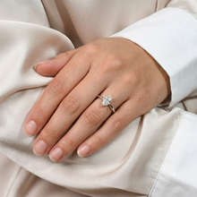 Womens | Solitaire Engagement Ring | 14K White Gold | 1.25 CTW Marquise Cut Lab Grown Diamond | G-VS