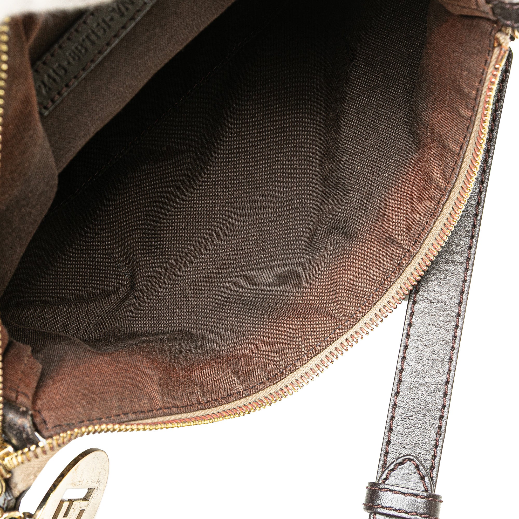 Fendi | Pre-Owned Zucchino Canvas Crossbody | Brown/Light Brown