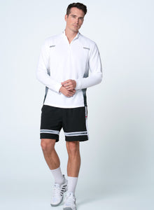K-swiss | Men | Striker 1/4 Zip L/S | White/Black