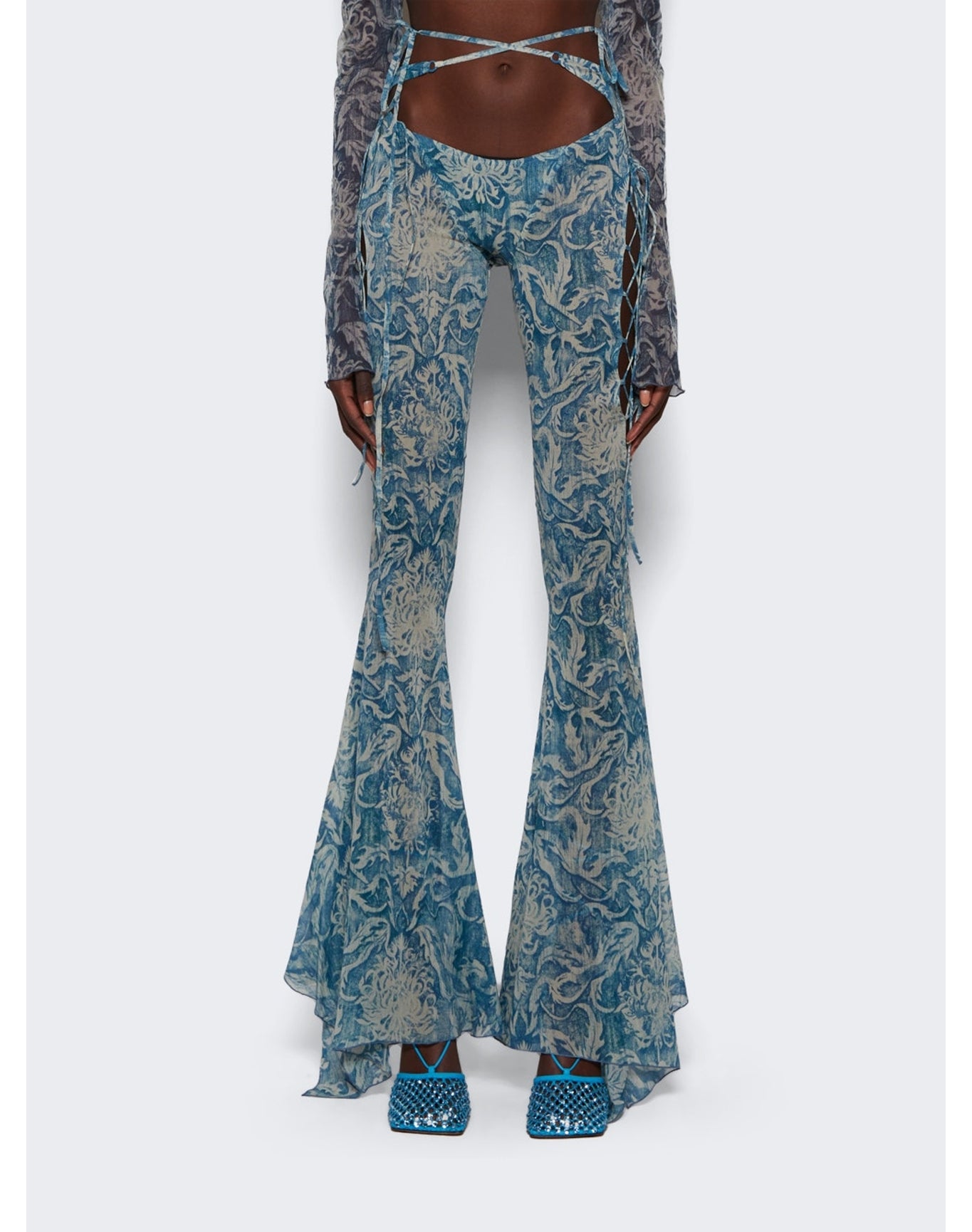KNWLS | Women | Glimmer Trousers | Spikewall Blue