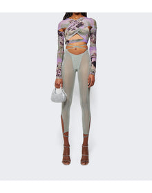 KNWLS | Women | Trouser With Underwear Finishings | Sage Green